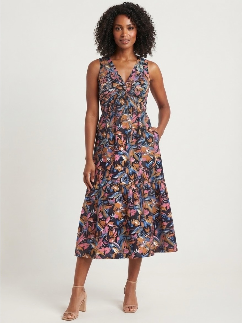 French Connection Floral Maxi Women's Dress